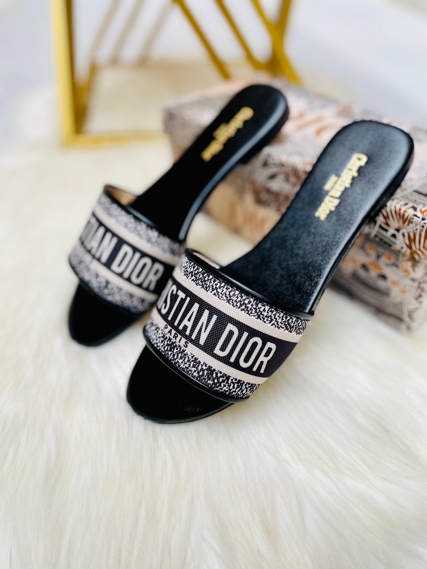 Christian Dior slides