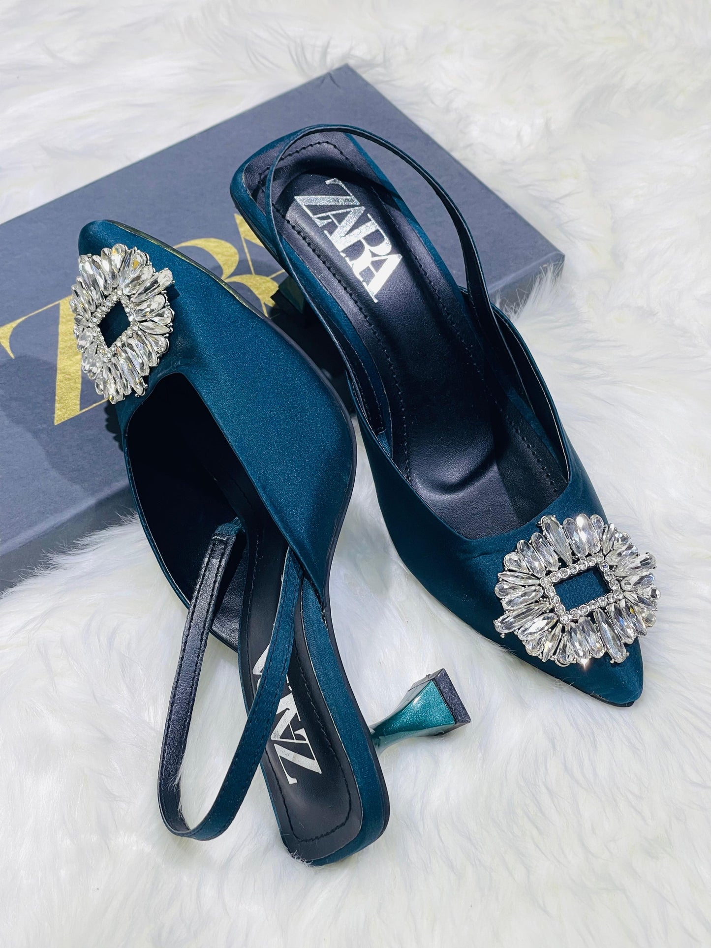 Zara buckle heel