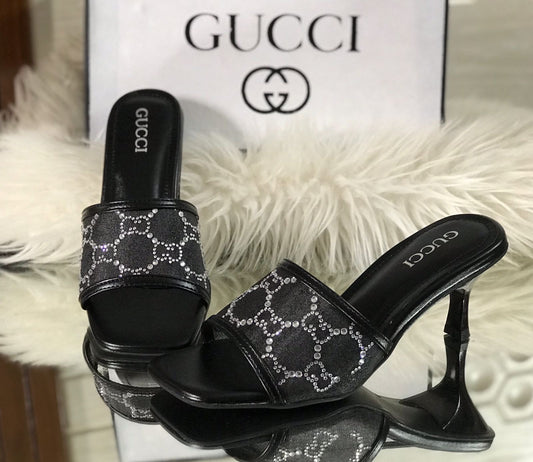 GG broad strap heels
