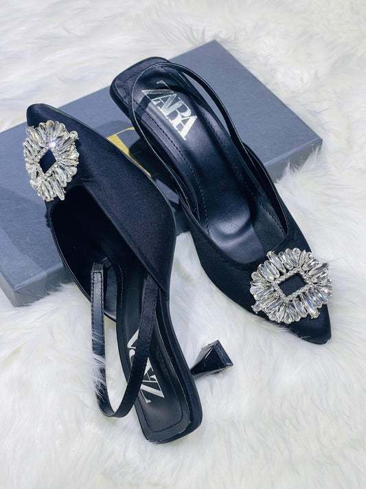 Zara buckle heel