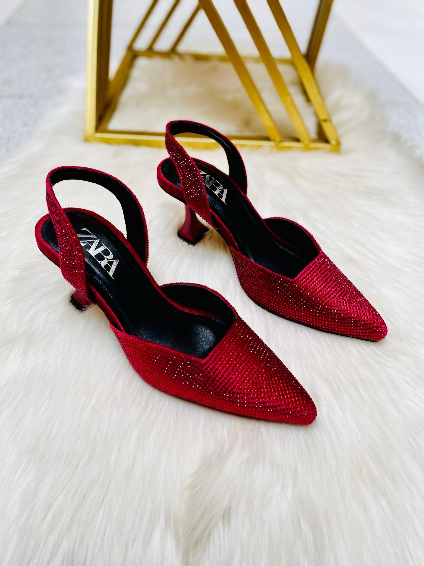 Zara shine heels