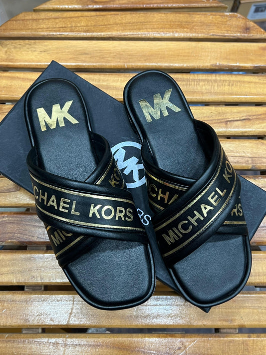 MK double strap flats