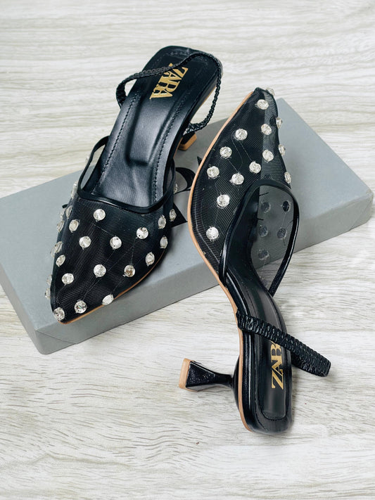 Premium net heels