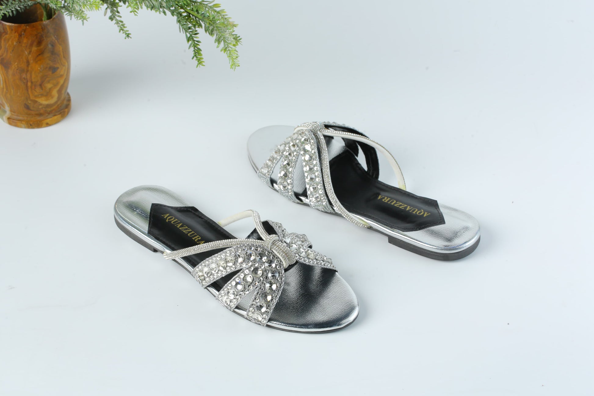 Aquazurra beads flats - Comfy
