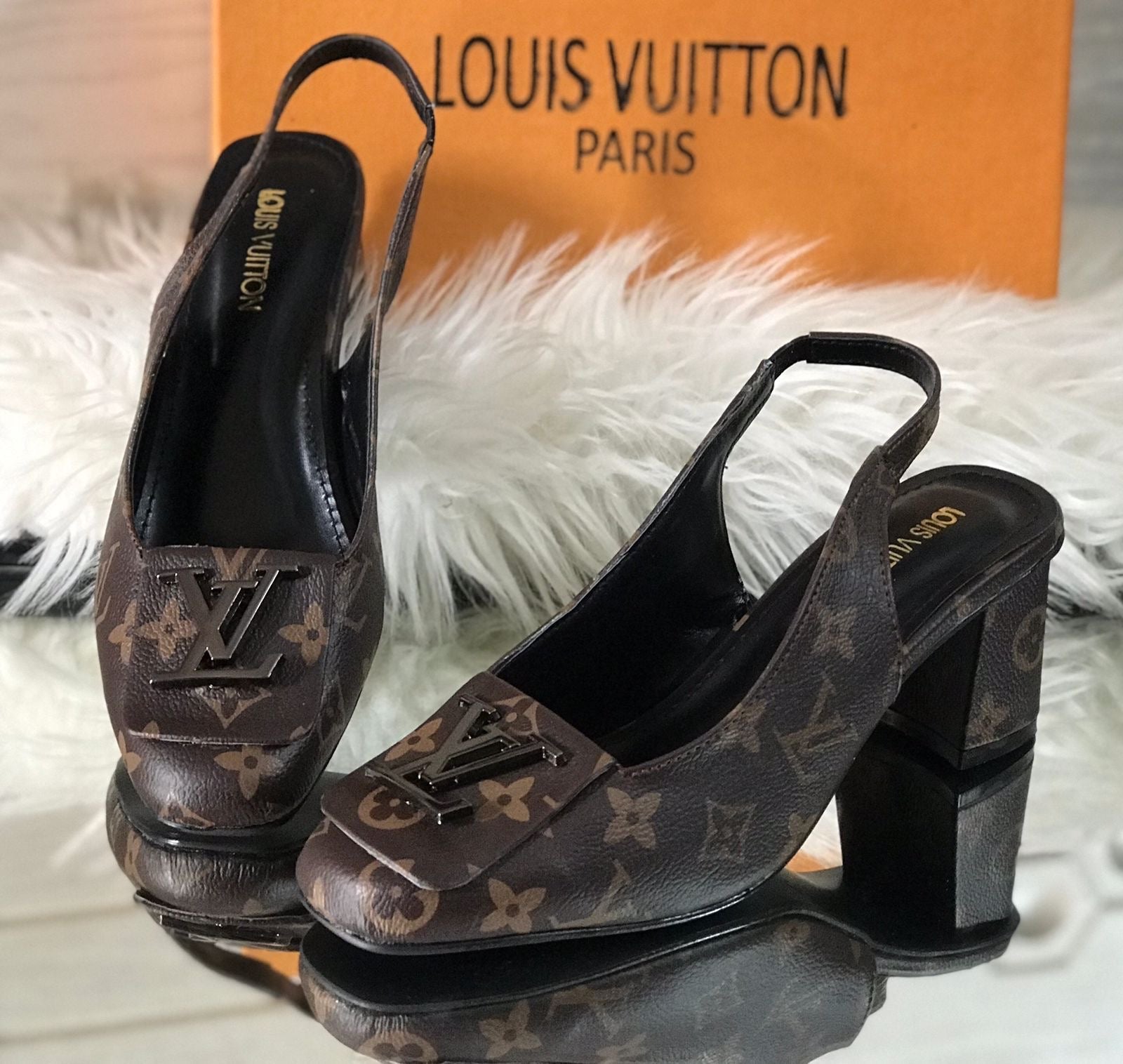 LV block heel - Comfy