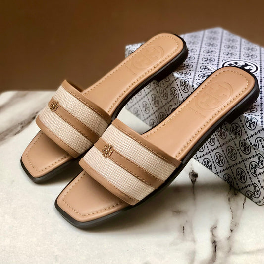 TB multi stripe colour flats - Comfy