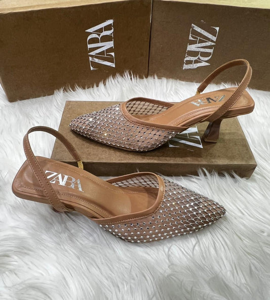 Zara stone heel