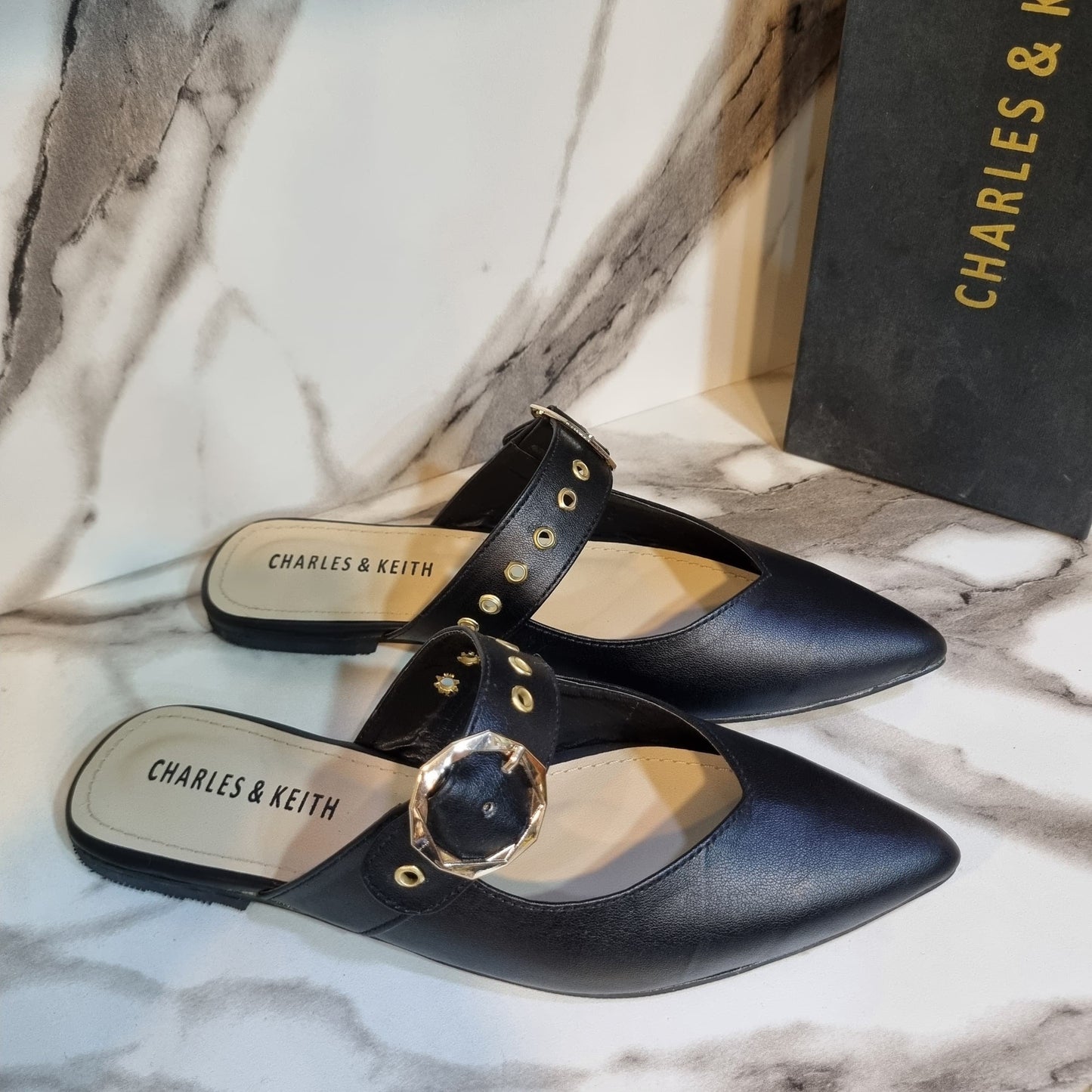 CK buckle semi shoe - Comfy
