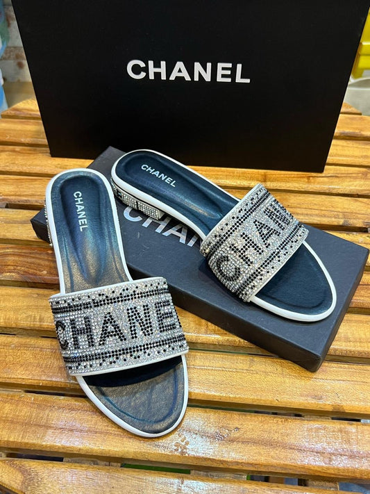 Chanel shine flats