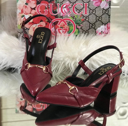 GG chain block heel - Comfy