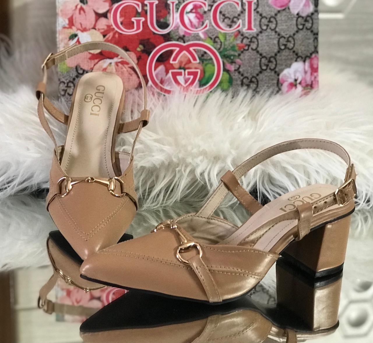 GG chain block heel - Comfy